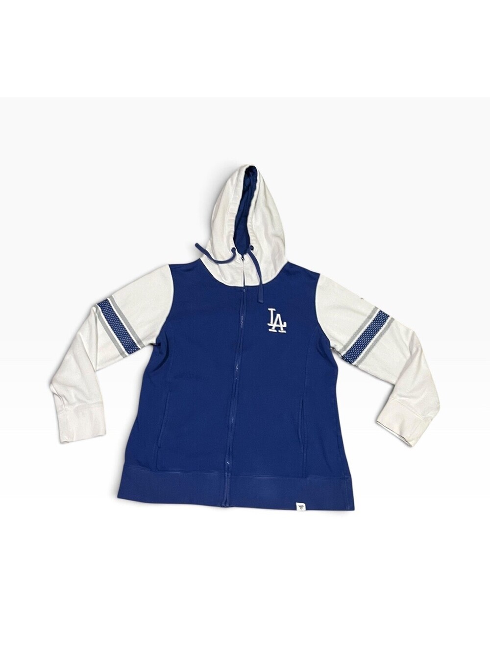 Fanatics Los Angeles Dodgers Full Zip Hoodie Women’s Large Blue White